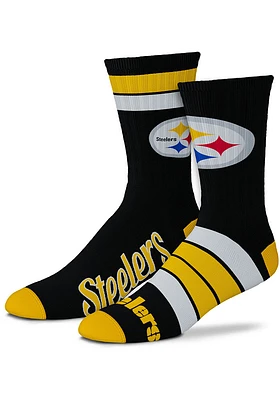 Pittsburgh Steelers Duo 2 Pack Mens Crew Socks