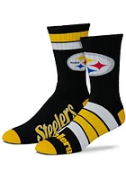Pittsburgh Steelers Duo 2 Pack Mens Crew Socks