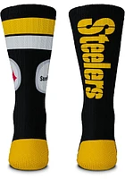 Pittsburgh Steelers Duo 2 Pack Mens Crew Socks