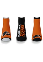 Philadelphia Flyers Flask 3 Pack Mens No Show Socks