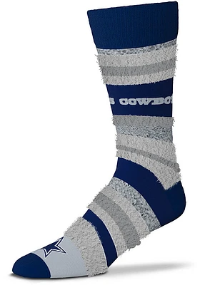 Dallas Cowboys Mountain Stripe Sleep Soft Womens Quarter Socks