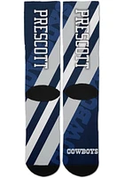 Dak Prescott Dallas Cowboys Player Stripe Mens Crew Socks