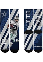 Dallas Cowboys Player Stripe Mens Crew Socks