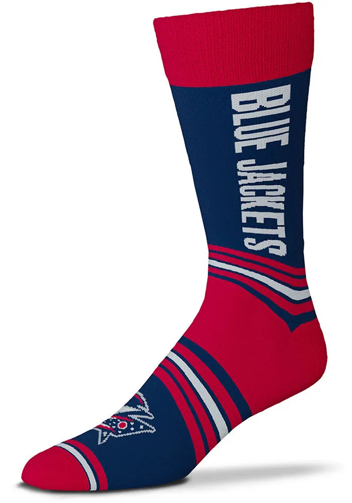 Columbus Blue Jackets Go Team Mens Dress Socks