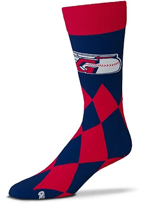 Cleveland Guardians Big Diamond Mens Dress Socks