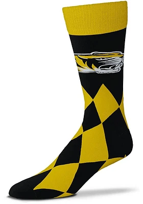 Missouri Tigers Big Diamond Mens Dress Socks