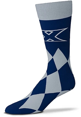 Xavier Musketeers Big Diamond Mens Dress Socks