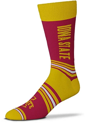 Iowa State Cyclones Go Team Mens Dress Socks