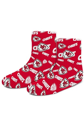 Kansas City Chiefs Word Stripe Tonal Baby Quarter Socks