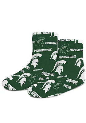 Michigan State Spartans Word Stripe Tonal Baby Quarter Socks