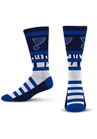St Louis Blues Drip Mens Crew Socks