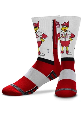 St Louis Cardinals Snoop Mascot Mens Crew Socks