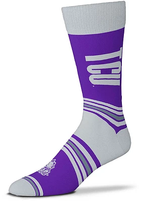 TCU Horned Frogs Go Team Mens Dress Socks