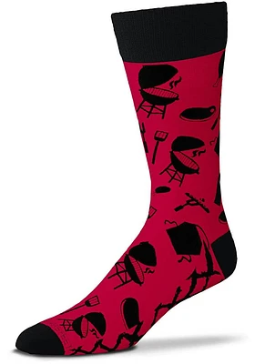Local Gear Grilling All Over Mens Dress Socks