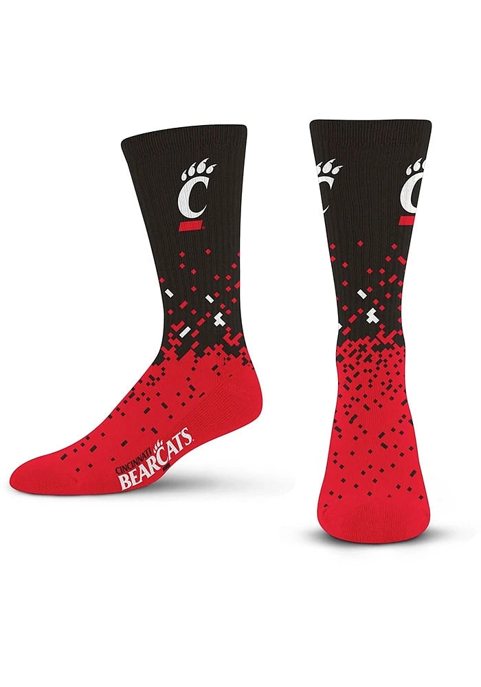 Cincinnati Bearcats Spray Zone Mens Crew Socks