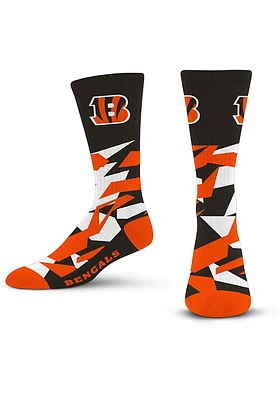 Cincinnati Bengals Shattered Camo Mens Crew Socks