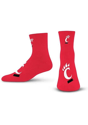 Cincinnati Bearcats Big Teams Mens Quarter Socks