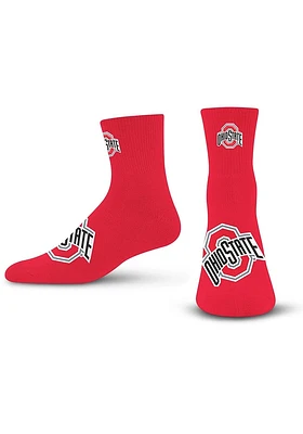 Ohio State Buckeyes Big Teams Mens Quarter Socks