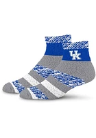 Kentucky Wildcats Rainbow RMC Womens Quarter Socks