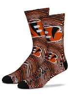 Cincinnati Bengals Zubaz Zubified Mens Crew Socks