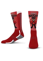 Cincinnati Bearcats Red Mascot Fever Youth Crew Socks