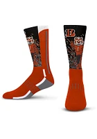 Cincinnati Bengals Black Mascot Fever Youth Crew Socks