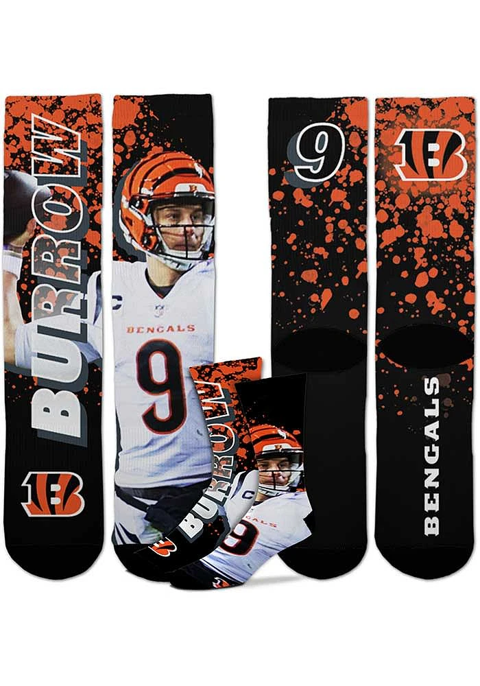 Cincinnati Bengals Road Warrior Mens Crew Socks