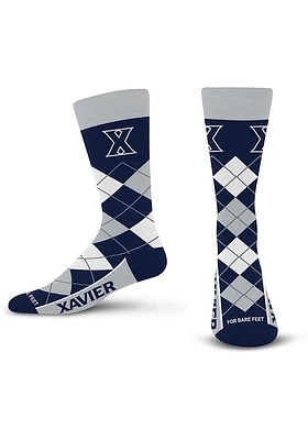 Xavier Musketeers Remix Mens Argyle Socks