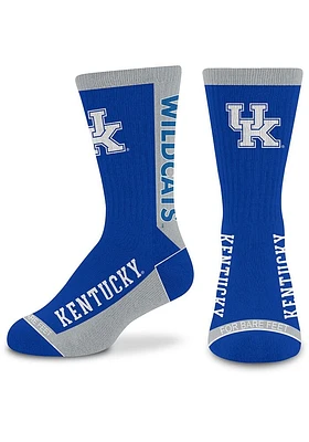 Kentucky Wildcats Blue 577 MVP Youth Crew Socks