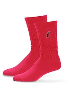 Cincinnati Bearcats 138 Mello Slouch Womens Quarter Socks