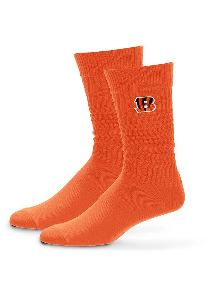 Cincinnati Bengals 138 Mello Slouch Womens Quarter Socks