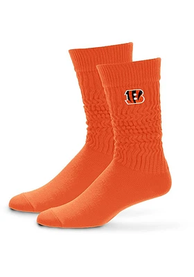 Cincinnati Bengals 138 Mello Slouch Womens Quarter Socks