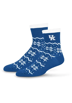 Kentucky Wildcats 160 Snowflake Lane Womens Quarter Socks