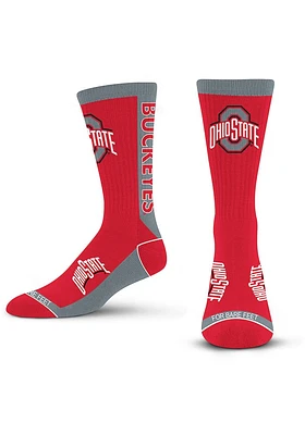 Ohio State Buckeyes MVP Crew Sock Mens Crew Socks