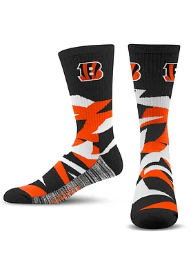 Cincinnati Bengals Orange Breakout Youth Crew Socks