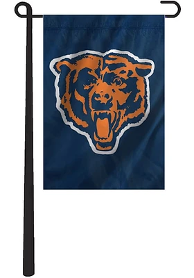 Chicago Bears Applique Garden Flag - Navy Blue