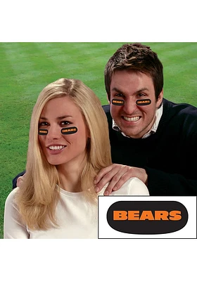 Chicago Bears Eyeblack Strip Tattoo