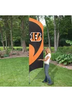 Cincinnati Bengals 8.5ft x 2x5ft Tall Team Flag