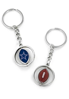Dallas Cowboys Football Spinner Keychain