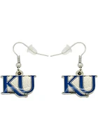 Kansas Jayhawks Logo Dangle Womens Earrings
