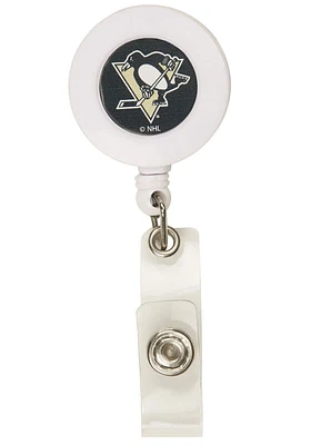 Pittsburgh Penguins Black Plastic Badge Holder