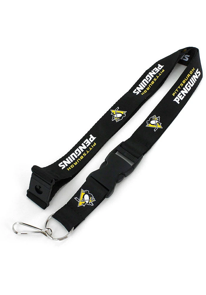 Pittsburgh Penguins Team Color Lanyard - Black