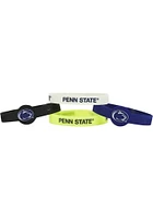 Penn State Nittany Lions 4pk Silicone Emblem Kids Bracelet