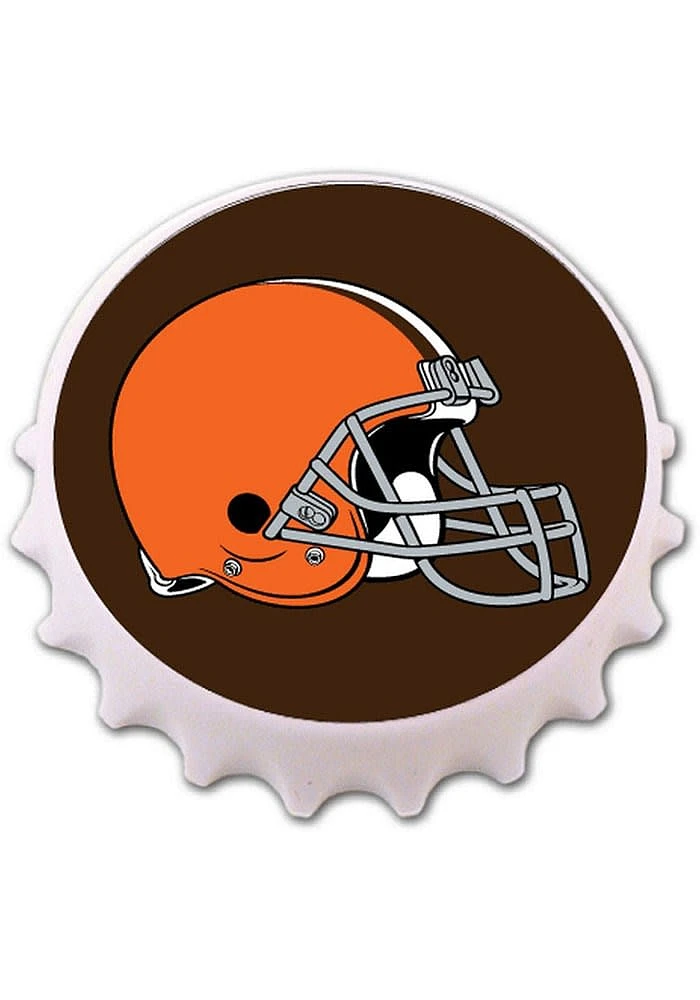 Cleveland Browns Bottle Opener Cap Magnet