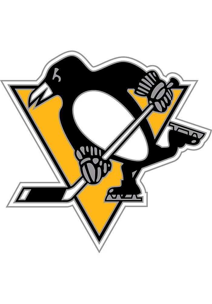 Pittsburgh Penguins Souvenir Team Logo Pin - Black