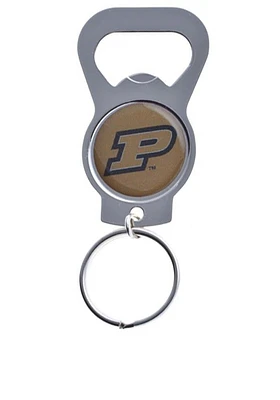 Purdue Boilermakers Bottle Opener Design Keychain - Silver
