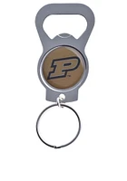 Purdue Boilermakers Bottle Opener Design Keychain - Silver
