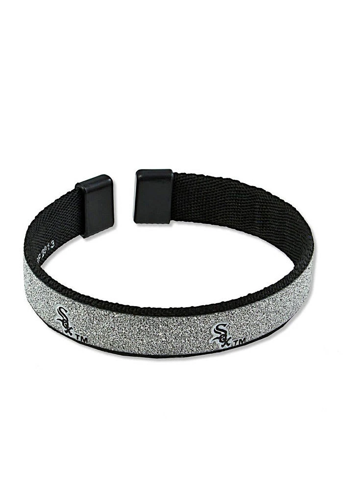 Chicago White Sox Silver Sparkle Womens Bracelet