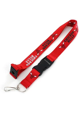Chicago Bulls Team Logo Lanyard - Red