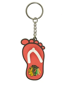 Chicago Blackhawks Flip Flop Keychain - Red